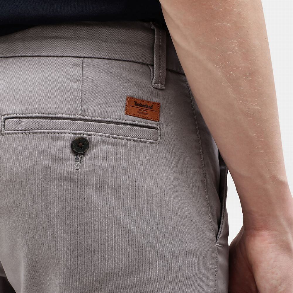 Timberland Sargent Lake Slim-Fit Chinos Pantolon Erkek Gri | TR-7035P