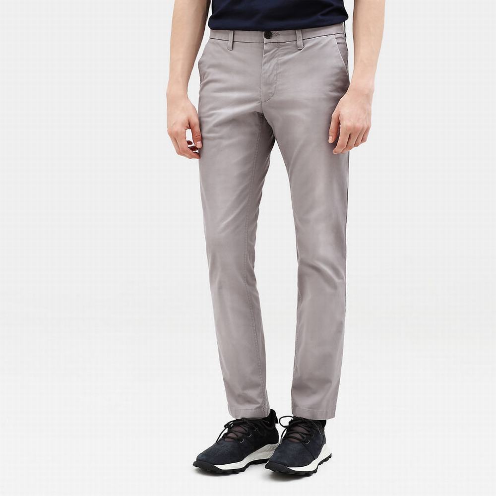 Timberland Sargent Lake Slim-Fit Chinos Pantolon Erkek Gri | TR-7035P
