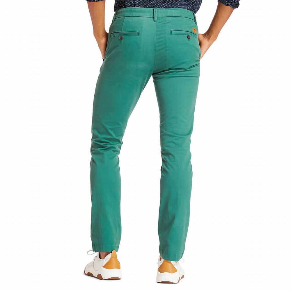 Timberland Sargent Lake Slim-Fit Chinos Pantolon Erkek Yeşil | TR-7961W