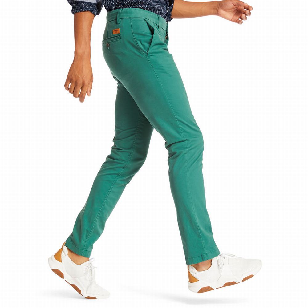 Timberland Sargent Lake Slim-Fit Chinos Pantolon Erkek Yeşil | TR-7961W