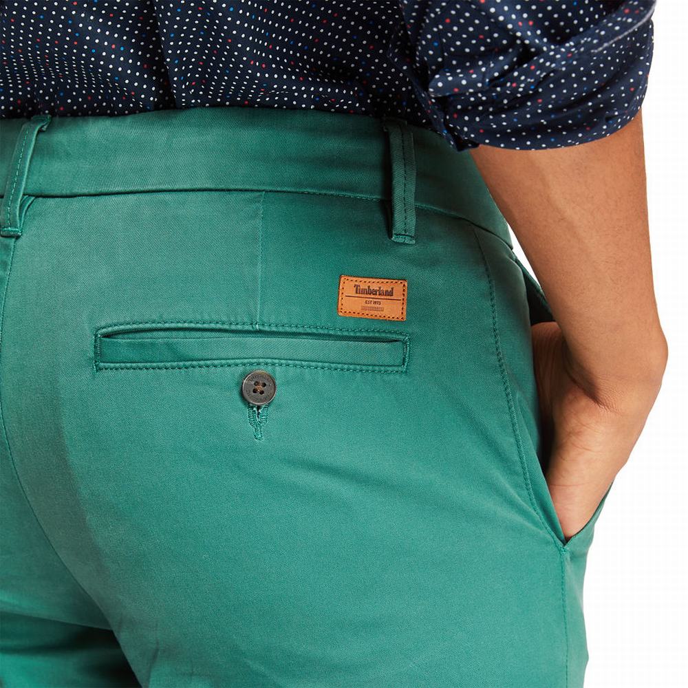 Timberland Sargent Lake Slim-Fit Chinos Pantolon Erkek Yeşil | TR-7961W