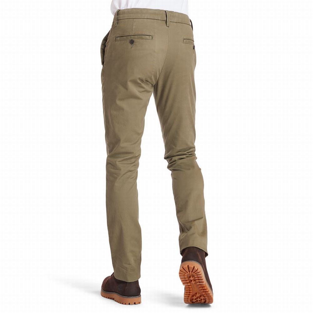 Timberland Sargent Lake Slim-Fit Chinos Pantolon Erkek Yeşil | TR-8250R
