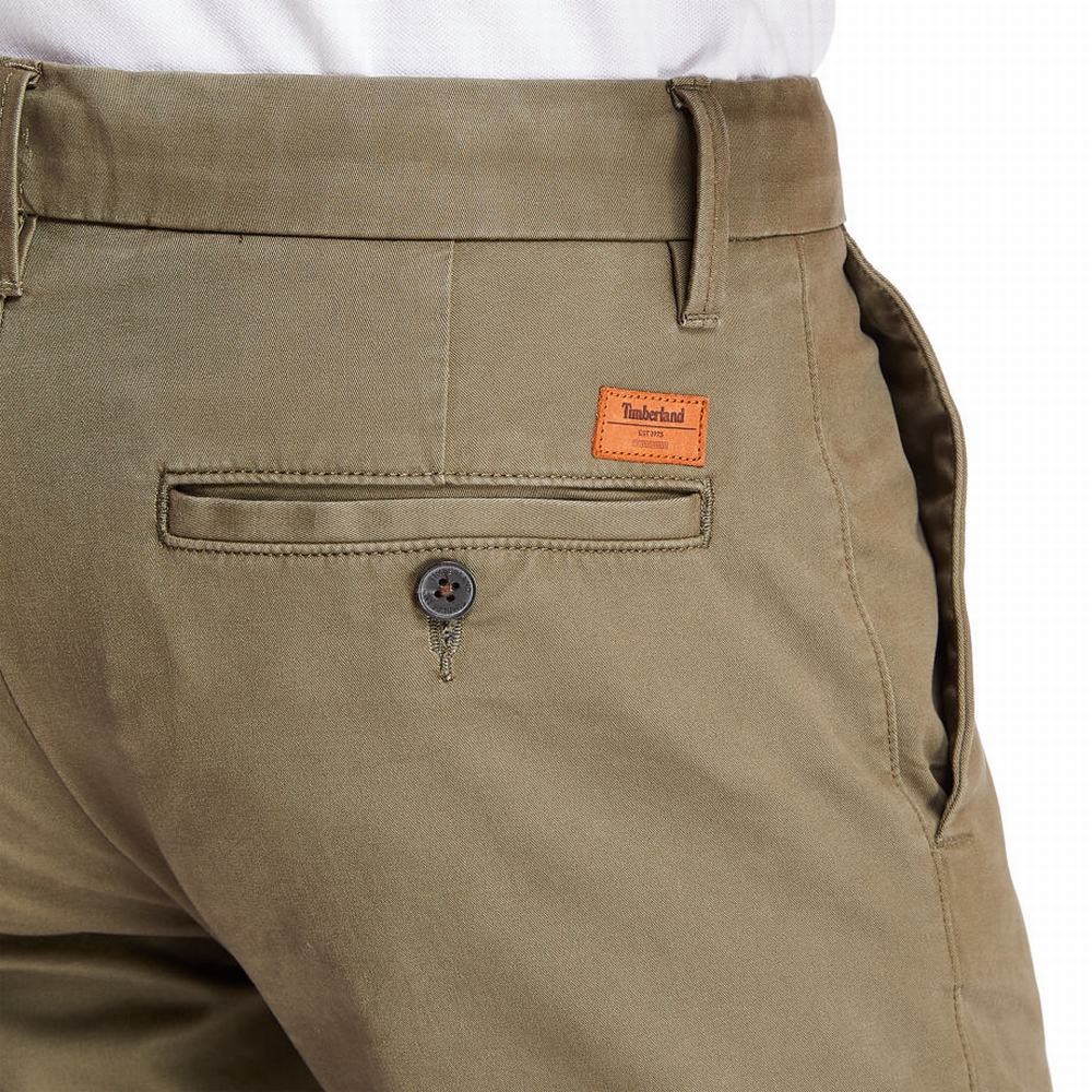 Timberland Sargent Lake Slim-Fit Chinos Pantolon Erkek Yeşil | TR-8250R