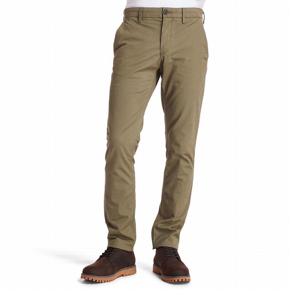 Timberland Sargent Lake Slim-Fit Chinos Pantolon Erkek Yeşil | TR-8250R