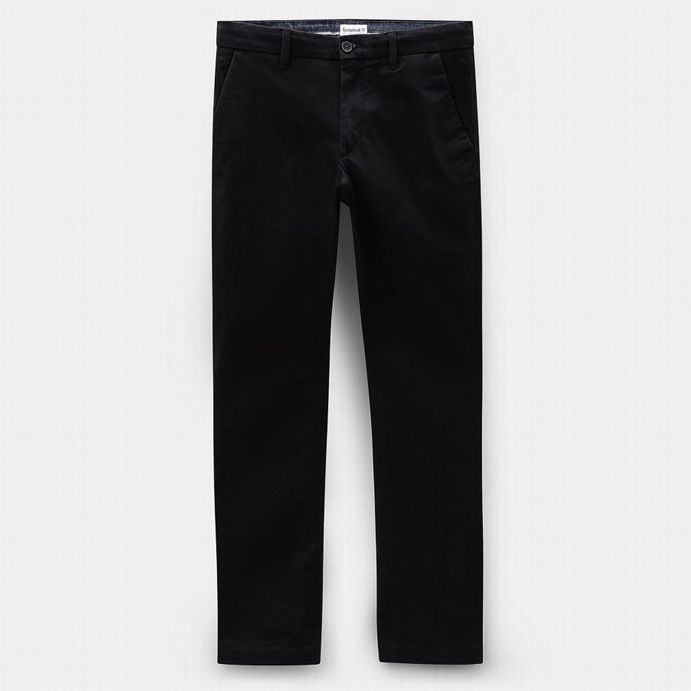 Timberland Sargent Lake Slim-Fit Chinos Pantolon Erkek Siyah | TR-8672Y