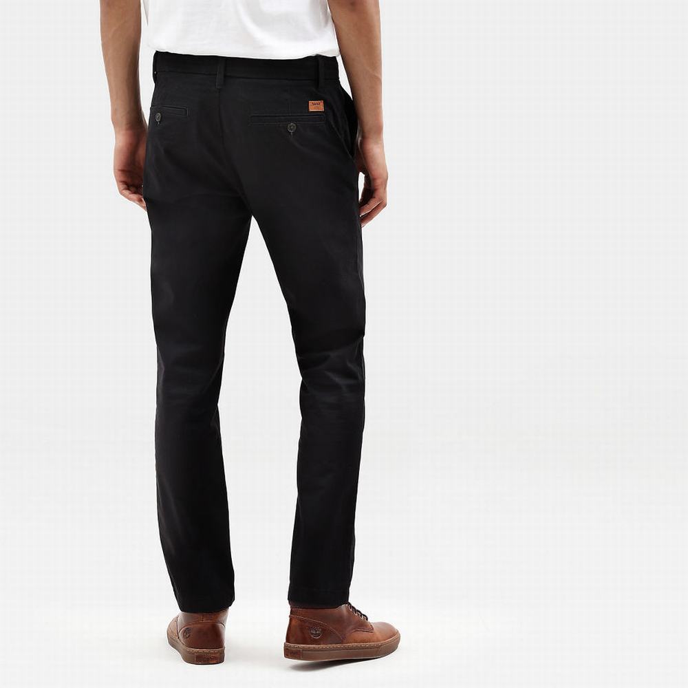 Timberland Sargent Lake Slim-Fit Chinos Pantolon Erkek Siyah | TR-8672Y