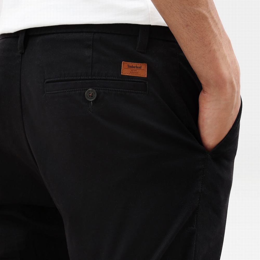 Timberland Sargent Lake Slim-Fit Chinos Pantolon Erkek Siyah | TR-8672Y