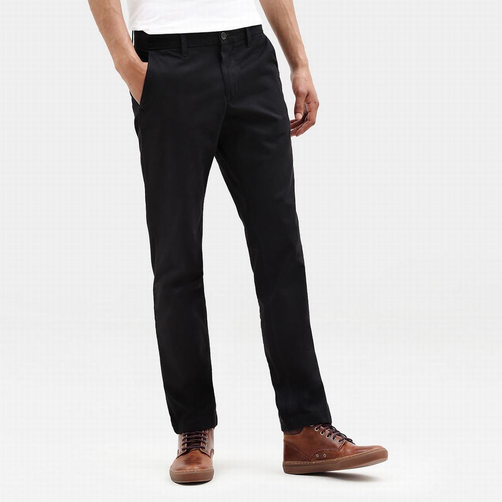 Timberland Sargent Lake Slim-Fit Chinos Pantolon Erkek Siyah | TR-8672Y