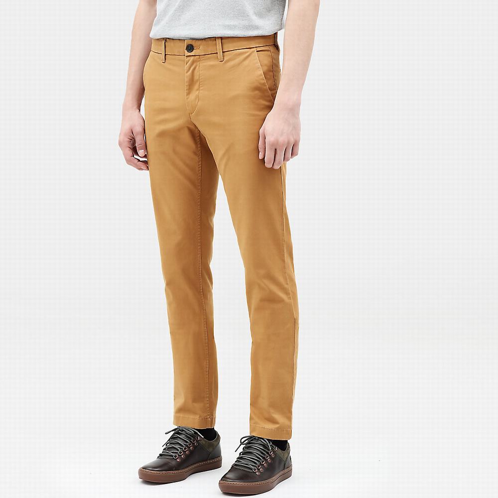 Timberland Sargent Lake Slim-Fit Chinos Pantolon Erkek Sarı | TR-9206E