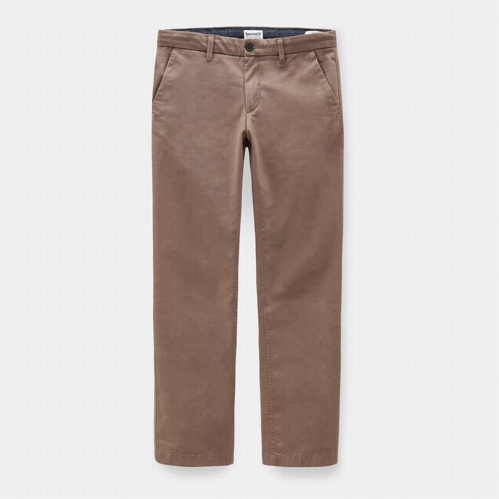 Timberland Sargent Lake Slim-Fit Chinos Pantolon Erkek Kahverengi | TR-9840T