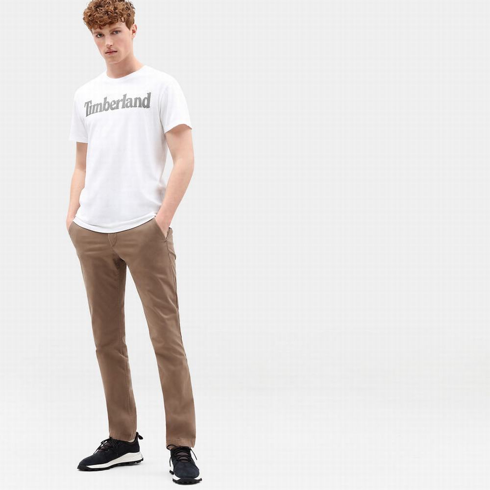 Timberland Sargent Lake Slim-Fit Chinos Pantolon Erkek Kahverengi | TR-9840T