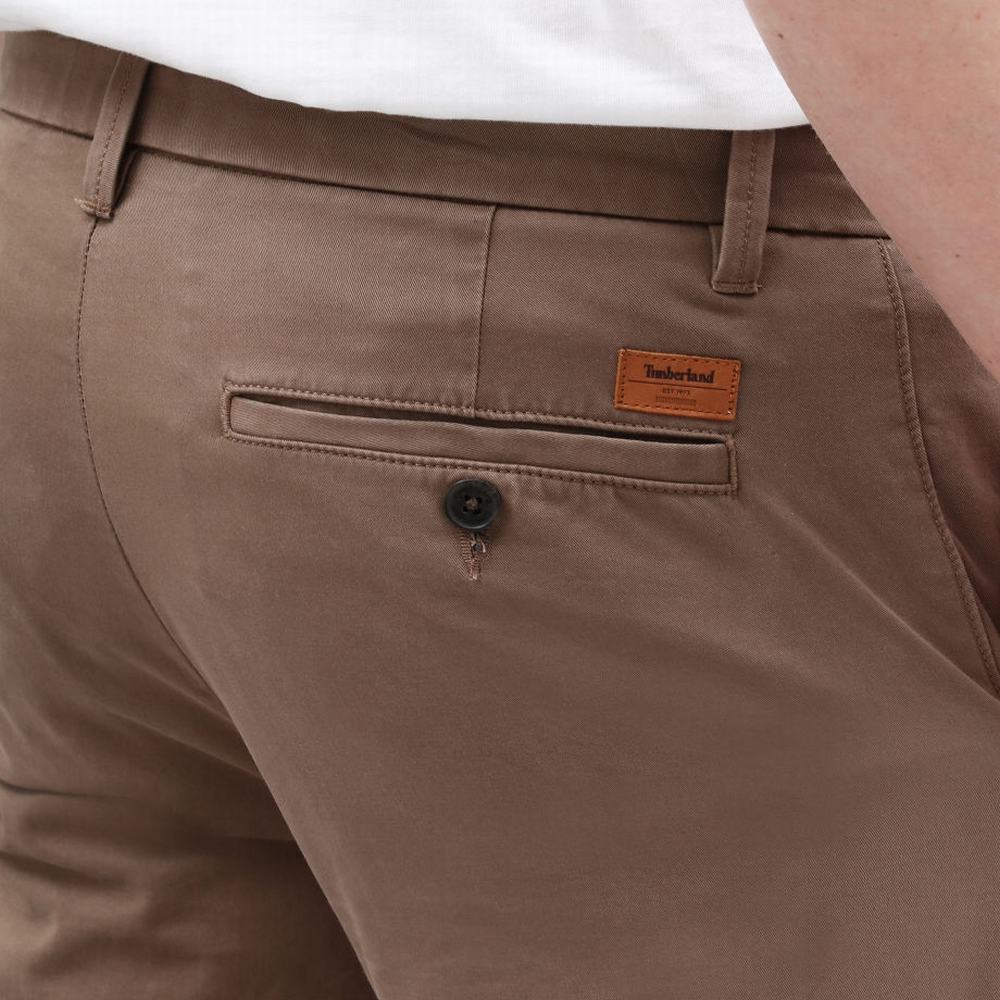 Timberland Sargent Lake Slim-Fit Chinos Pantolon Erkek Kahverengi | TR-9840T