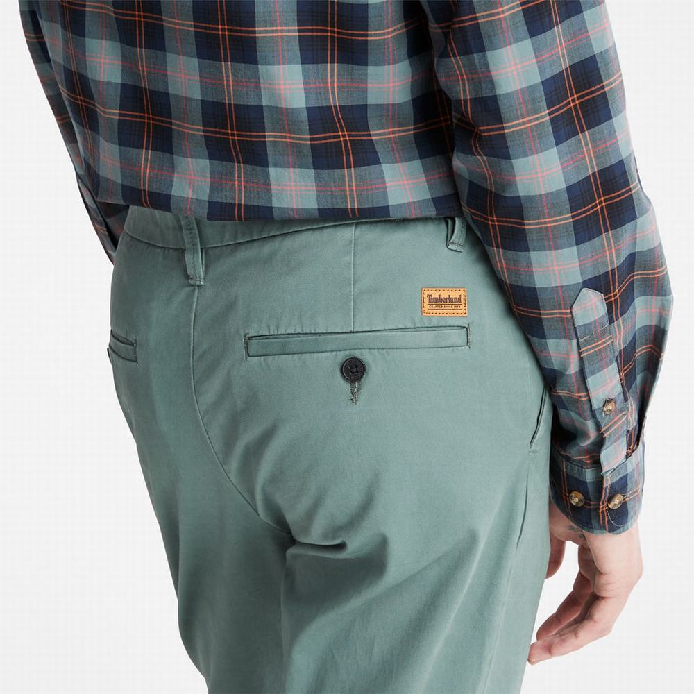 Timberland Sargent Lake Stretch Chino Pantolon Erkek Yeşil | TR-1589T