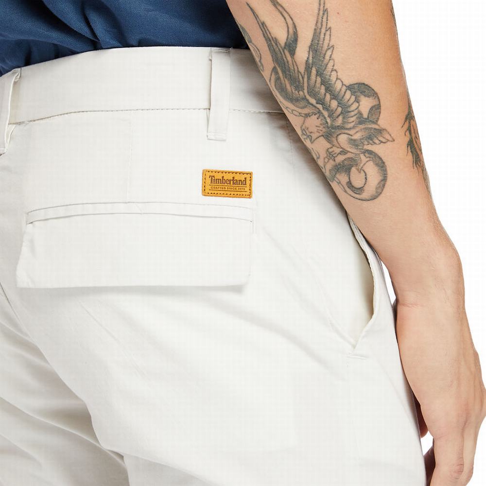 Timberland Sargent Lake Stretch Chinos Pantolon Erkek Beyaz | TR-0649C