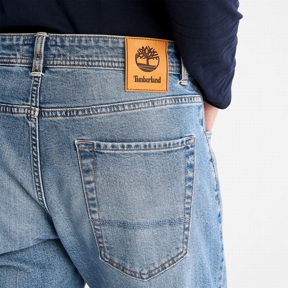 Timberland Sargent Lake Stretch Kot Pantolon Erkek Açık Mavi | TR-7415M