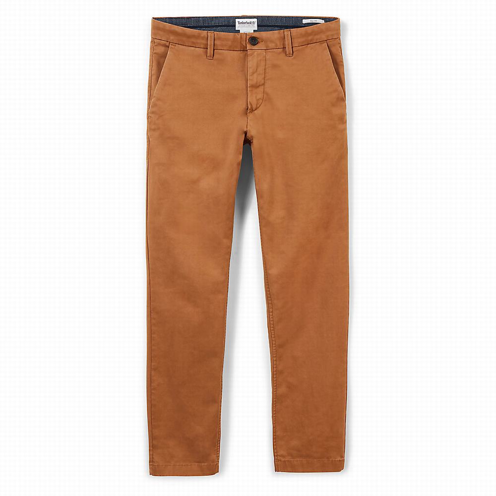 Timberland Sargent Lake Twill Chinos Pantolon Erkek Kahverengi | TR-1830F