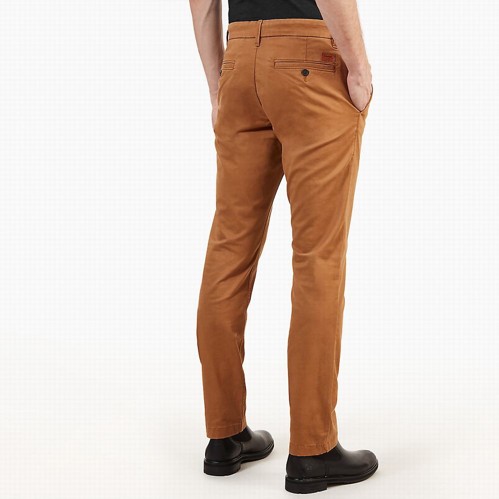 Timberland Sargent Lake Twill Chinos Pantolon Erkek Kahverengi | TR-1830F