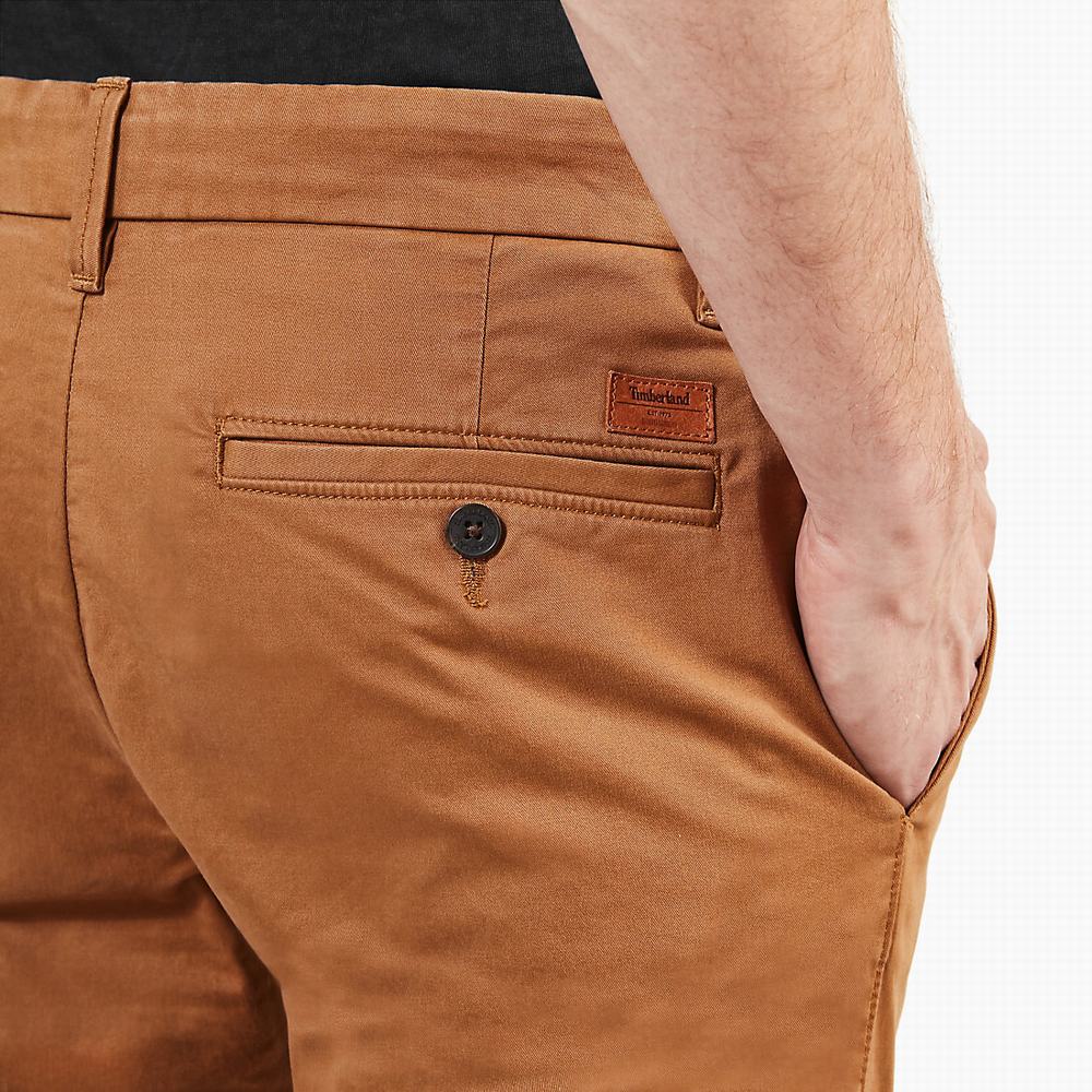 Timberland Sargent Lake Twill Chinos Pantolon Erkek Kahverengi | TR-1830F