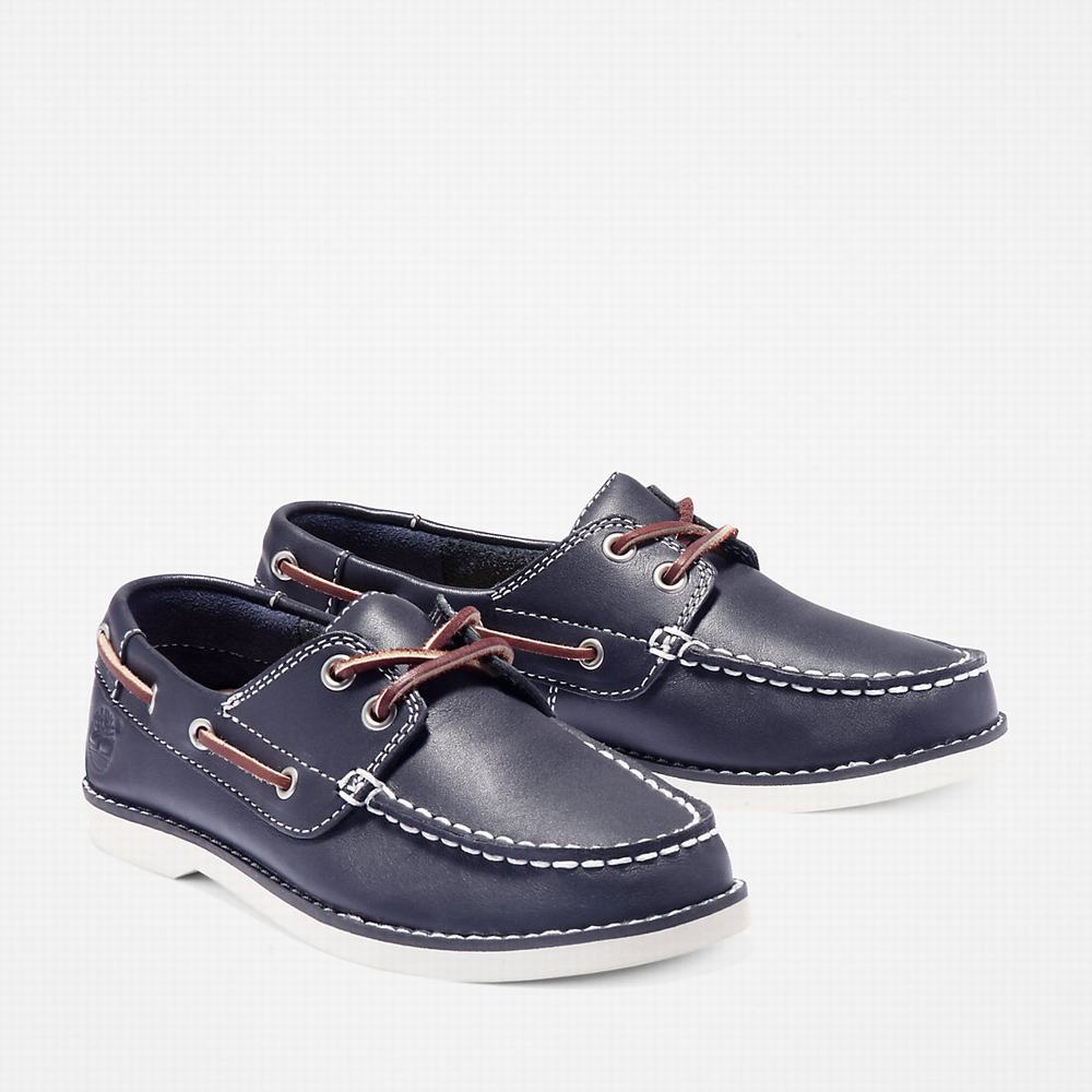 Timberland Seabury Tekne Ayakkabısı Çocuk Lacivert | TR-8057L