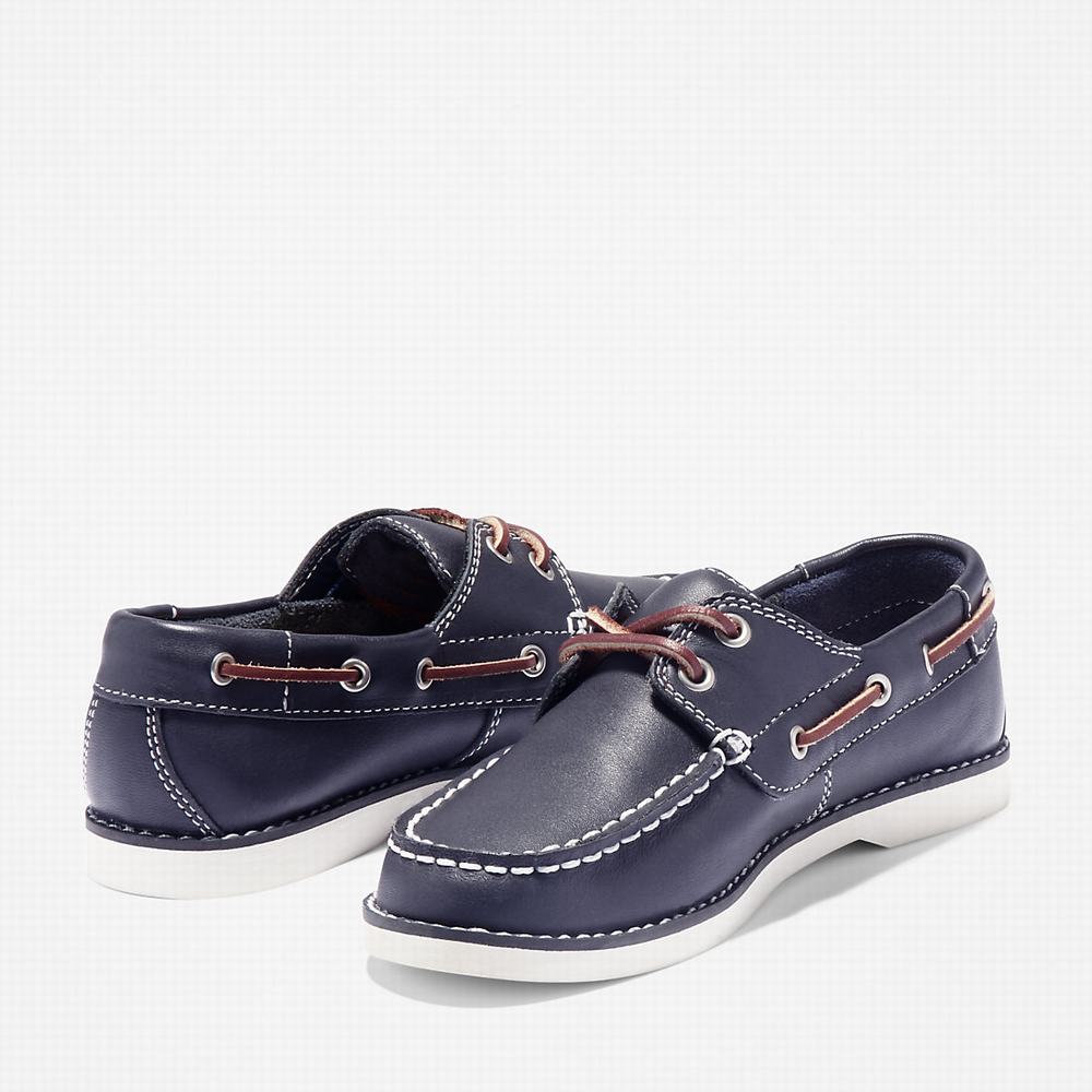 Timberland Seabury Tekne Ayakkabısı Çocuk Lacivert | TR-8057L