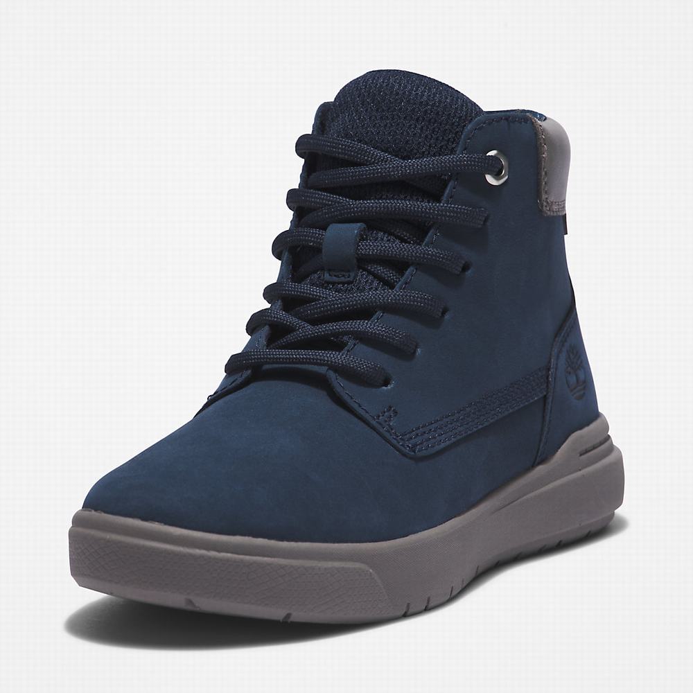 Timberland Seneca Bay High-top Spor Ayakkabı Çocuk Lacivert | TR-0893T