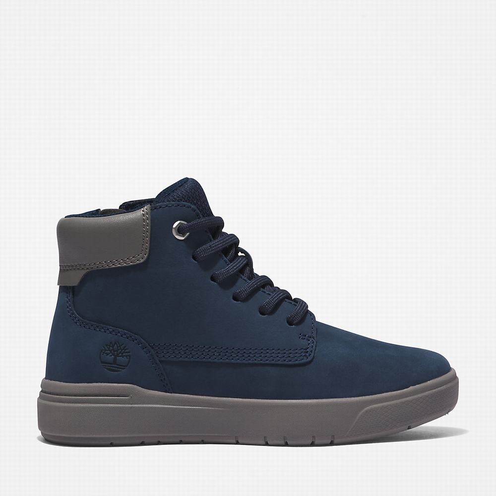Timberland Seneca Bay High-top Spor Ayakkabı Çocuk Lacivert | TR-0893T