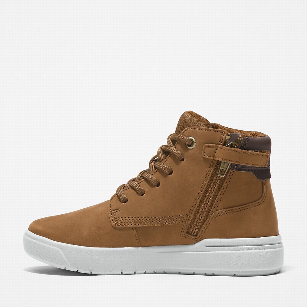 Timberland Seneca Bay High-top Spor Ayakkabı Çocuk Açık Kahverengi | TR-7480R