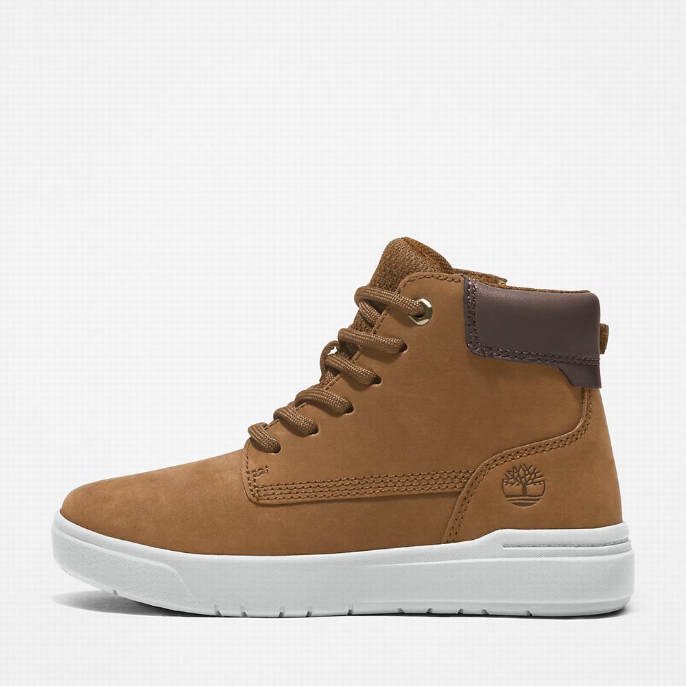 Timberland Seneca Bay High-top Spor Ayakkabı Çocuk Açık Kahverengi | TR-7480R