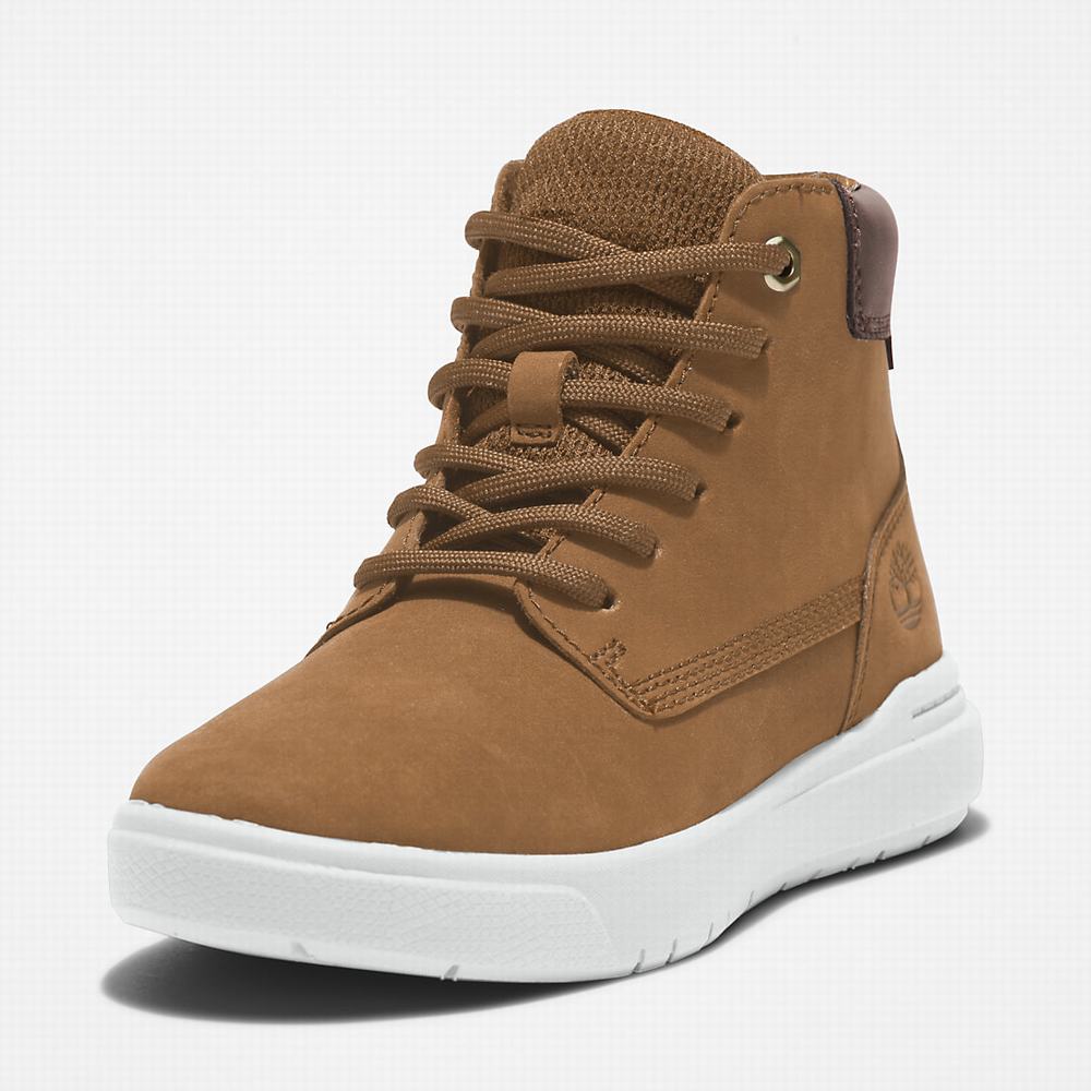 Timberland Seneca Bay High-top Spor Ayakkabı Çocuk Açık Kahverengi | TR-7480R