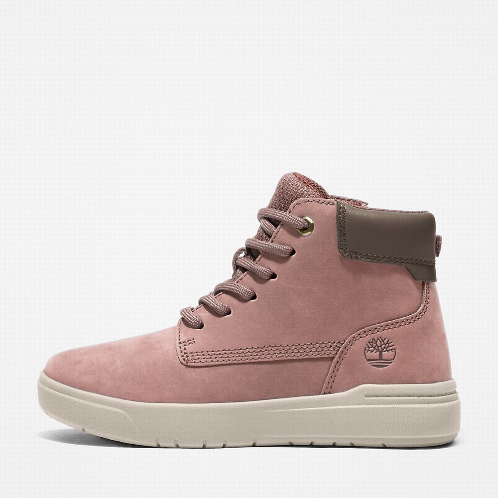 Timberland Seneca Bay High-top Spor Ayakkabı Çocuk Açık Pembe | TR-8317W