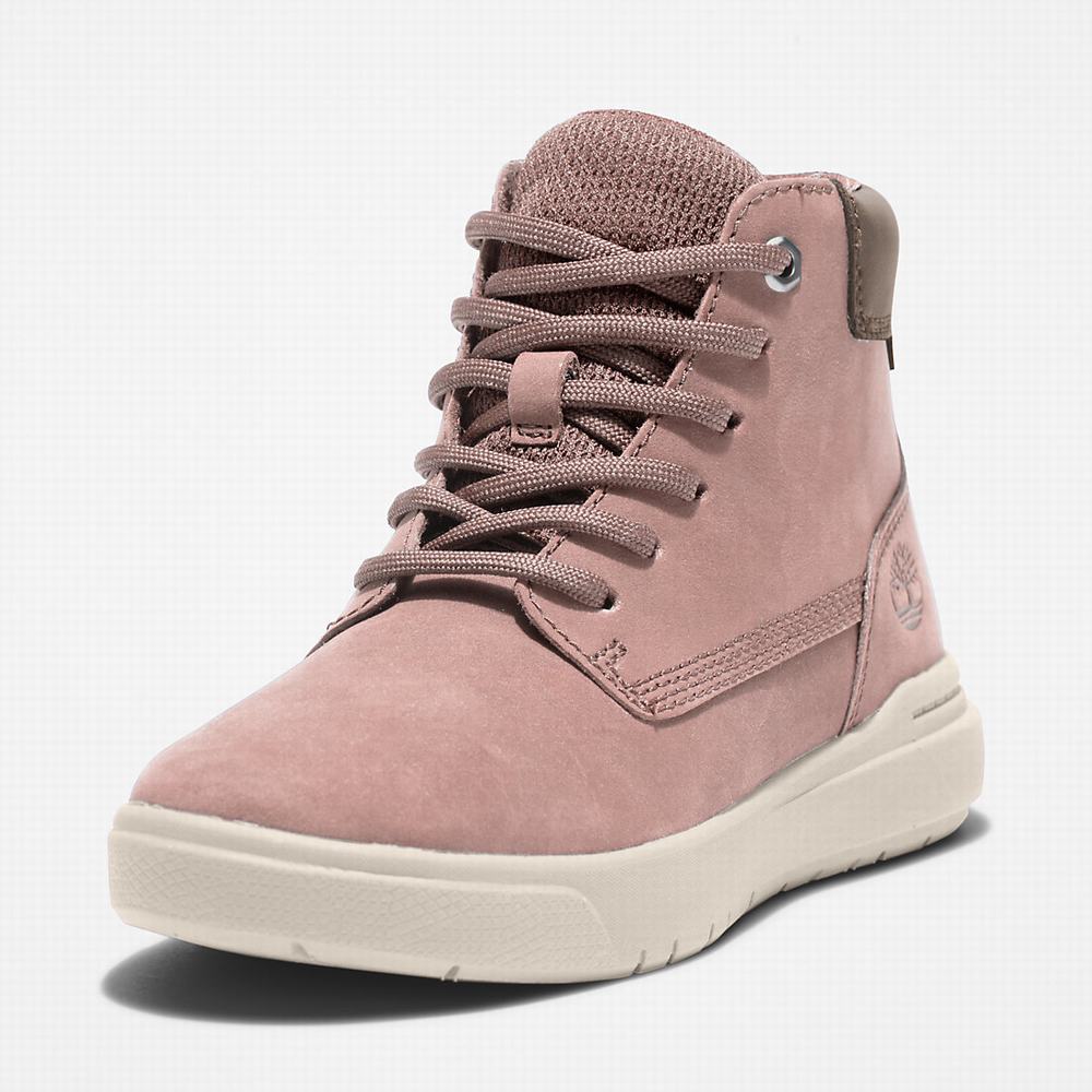 Timberland Seneca Bay High-top Spor Ayakkabı Çocuk Açık Pembe | TR-8317W