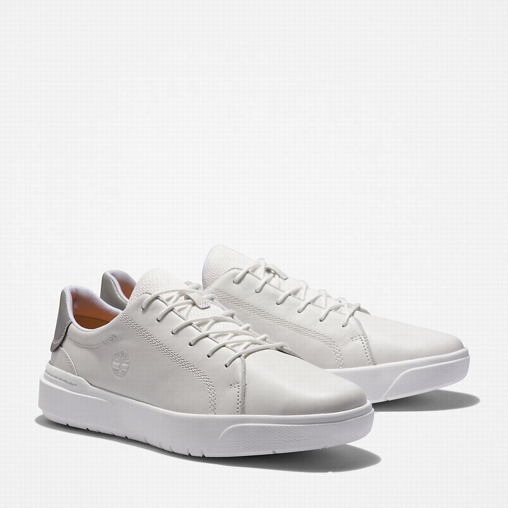 Timberland Seneca Bay Leather Spor Ayakkabı Erkek Beyaz | TR-4280G