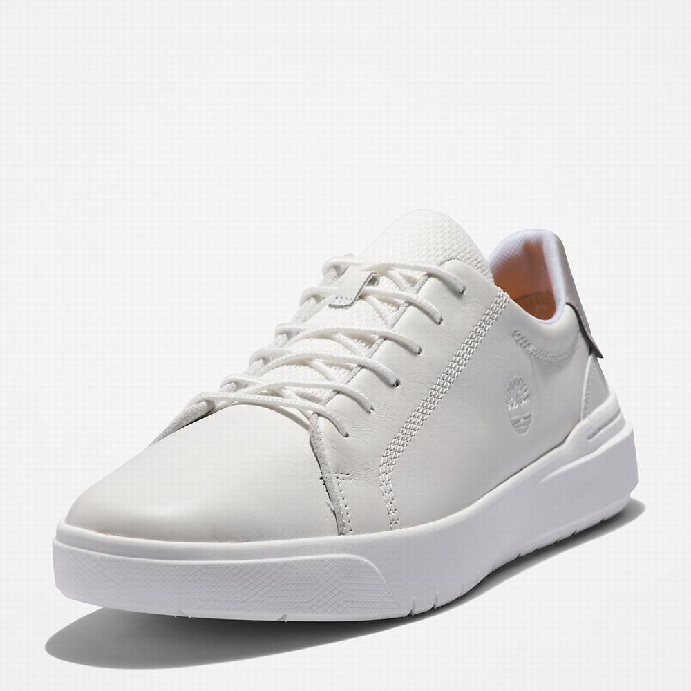 Timberland Seneca Bay Leather Spor Ayakkabı Erkek Beyaz | TR-4280G
