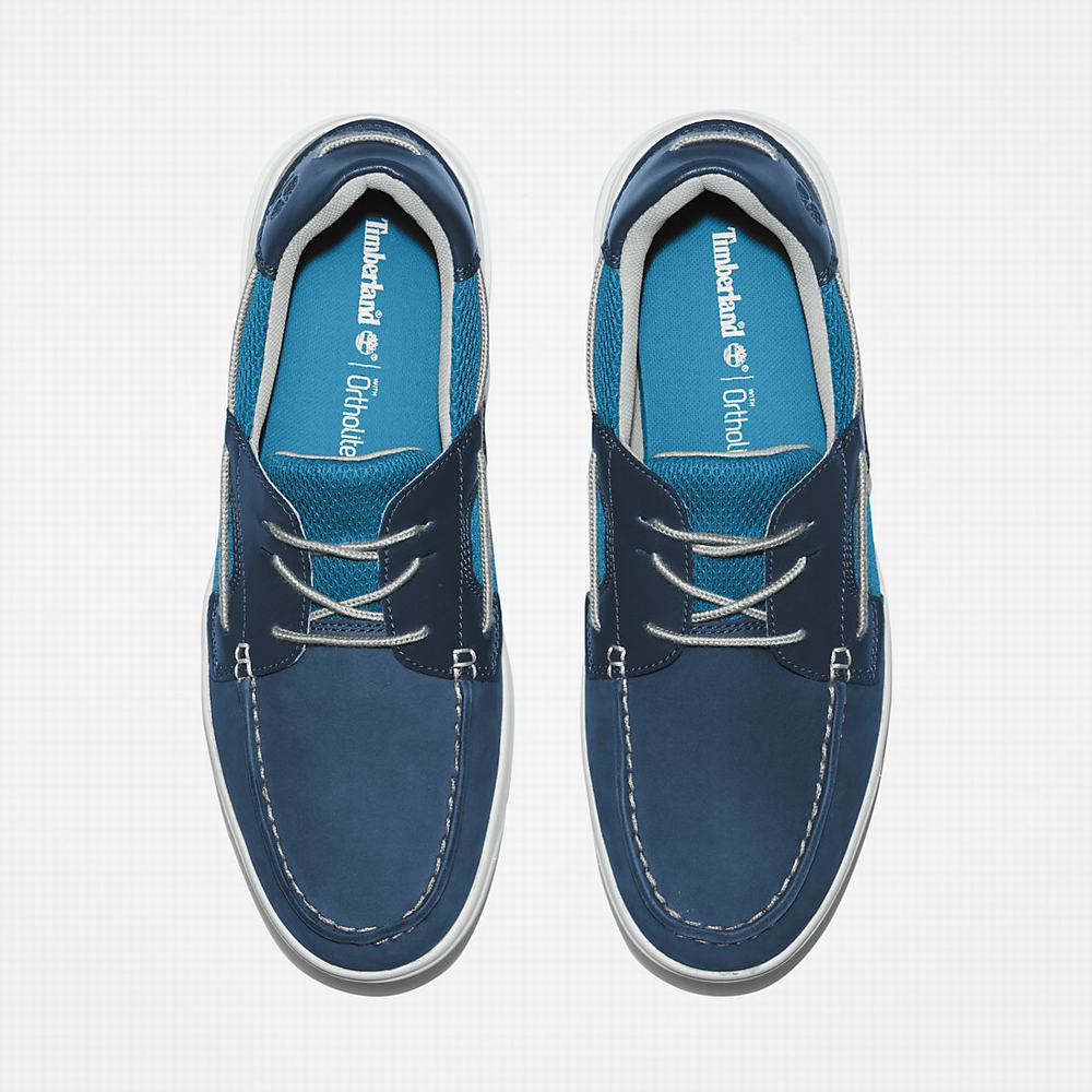 Timberland Seneca Bay Tekne Ayakkabısı Erkek Koyu Mavi | TR-1067U