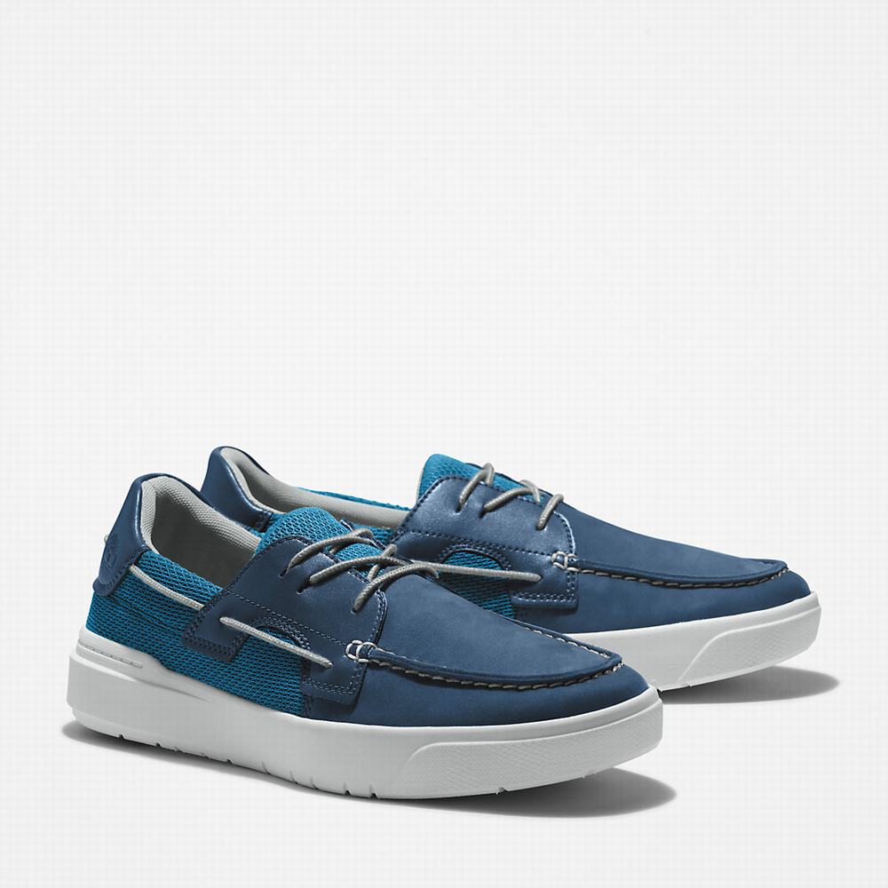 Timberland Seneca Bay Tekne Ayakkabısı Erkek Koyu Mavi | TR-1067U