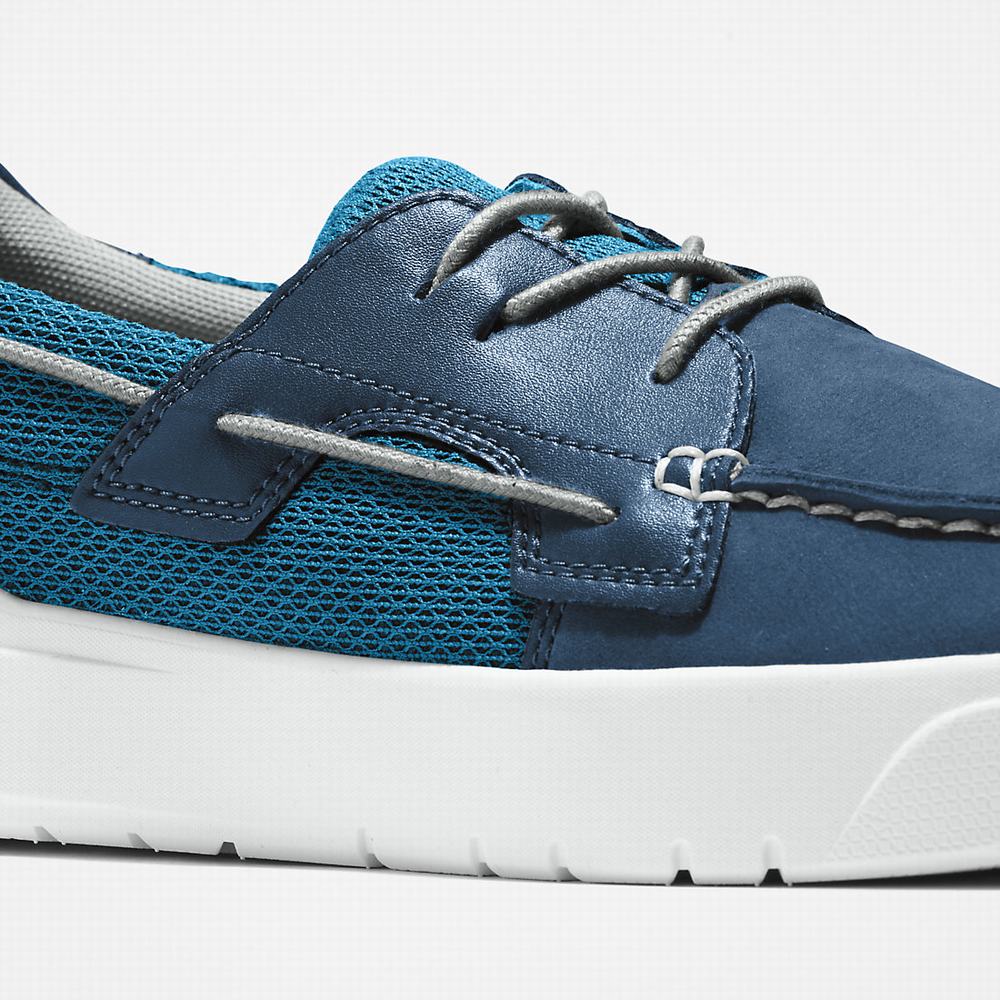 Timberland Seneca Bay Tekne Ayakkabısı Erkek Koyu Mavi | TR-1067U