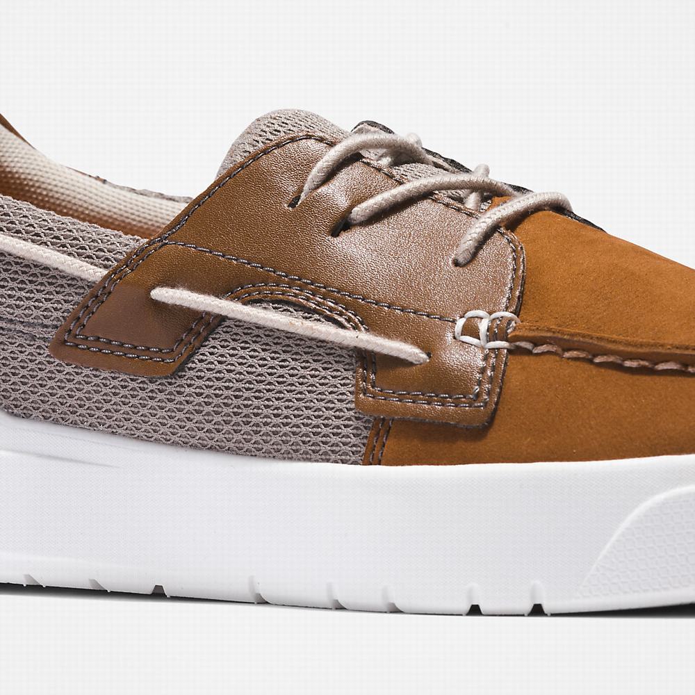 Timberland Seneca Bay Tekne Ayakkabısı Erkek Kahverengi | TR-1894A