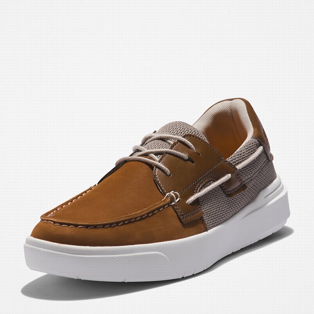 Timberland Seneca Bay Tekne Ayakkabısı Erkek Kahverengi | TR-1894A