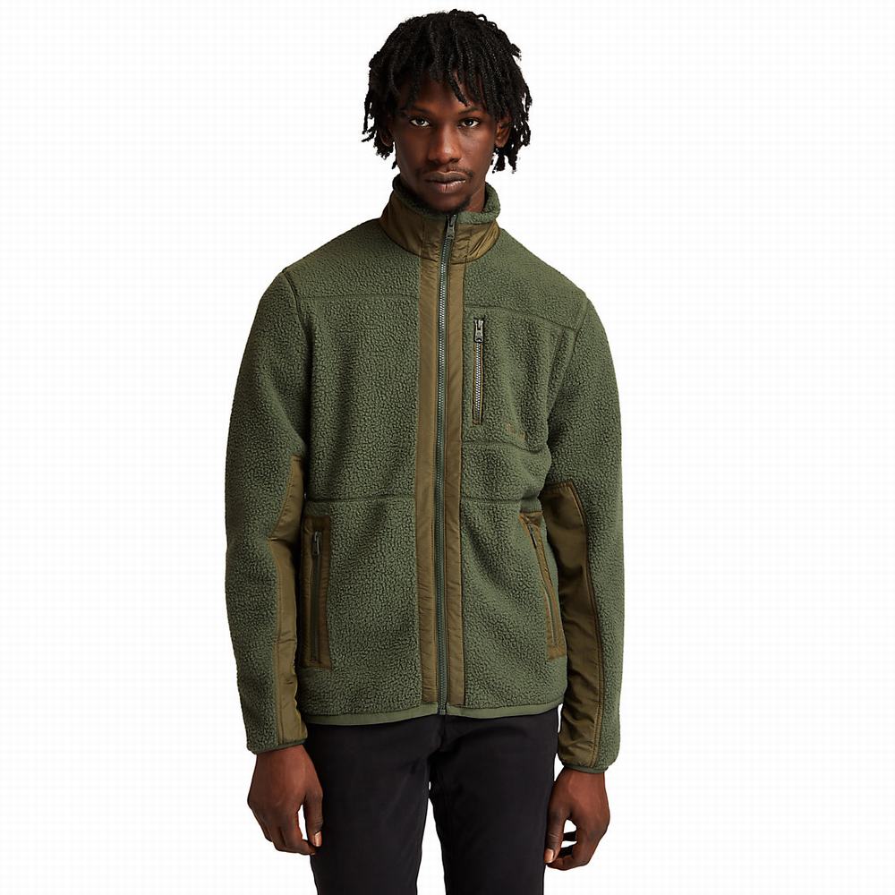 Timberland Sherpa Polar Ceketler Erkek Koyu Yeşil | TR-1473V