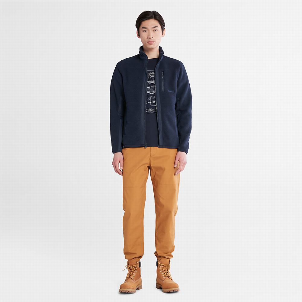 Timberland Sherpa Polar Ceketler Erkek Lacivert | TR-8430U