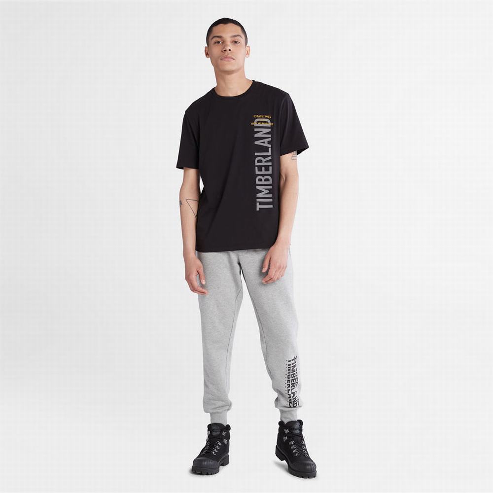 Timberland Side-logo Tişört Erkek Siyah | TR-2317N