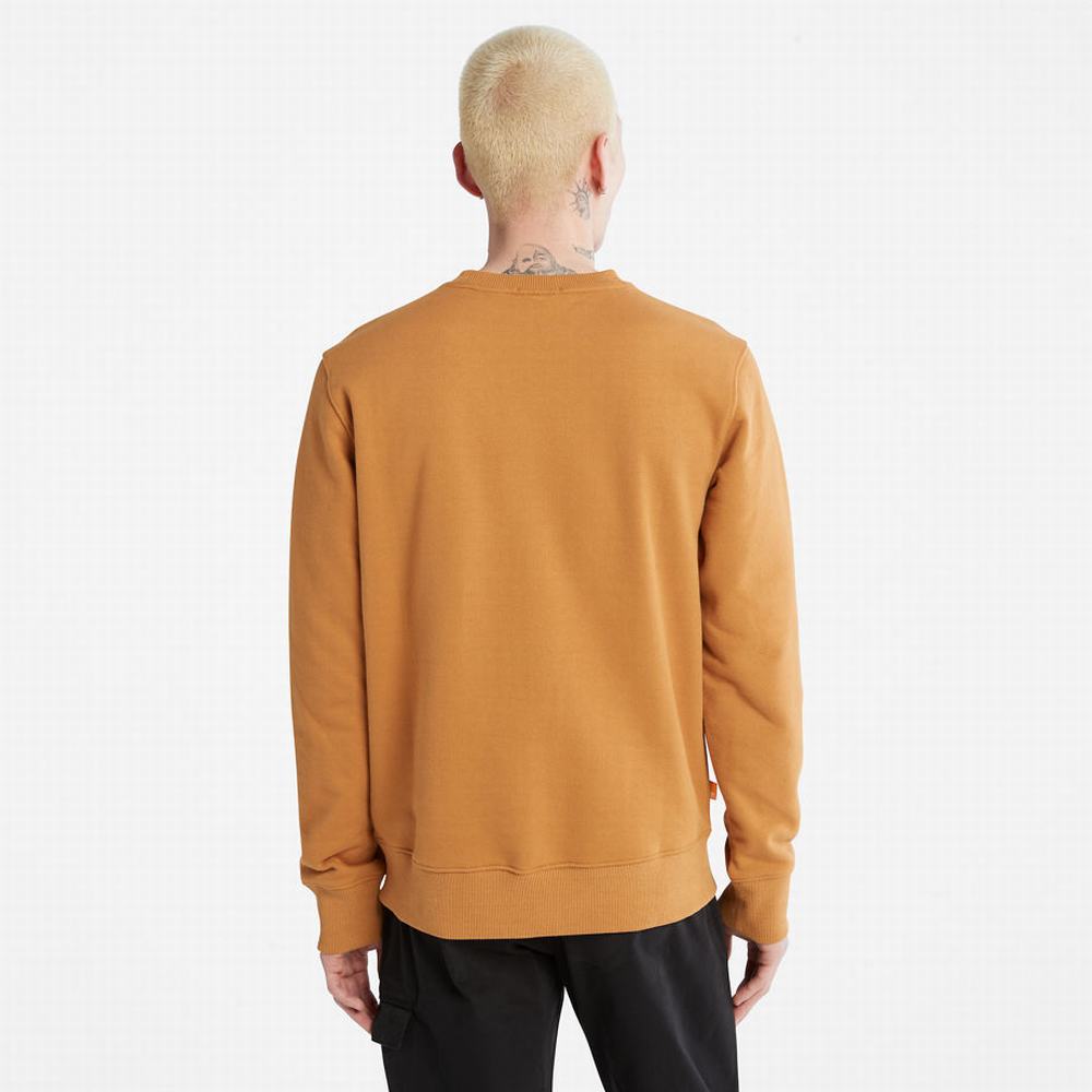 Timberland Side-logo Tişörtü Erkek Açık Kahverengi | TR-1386X