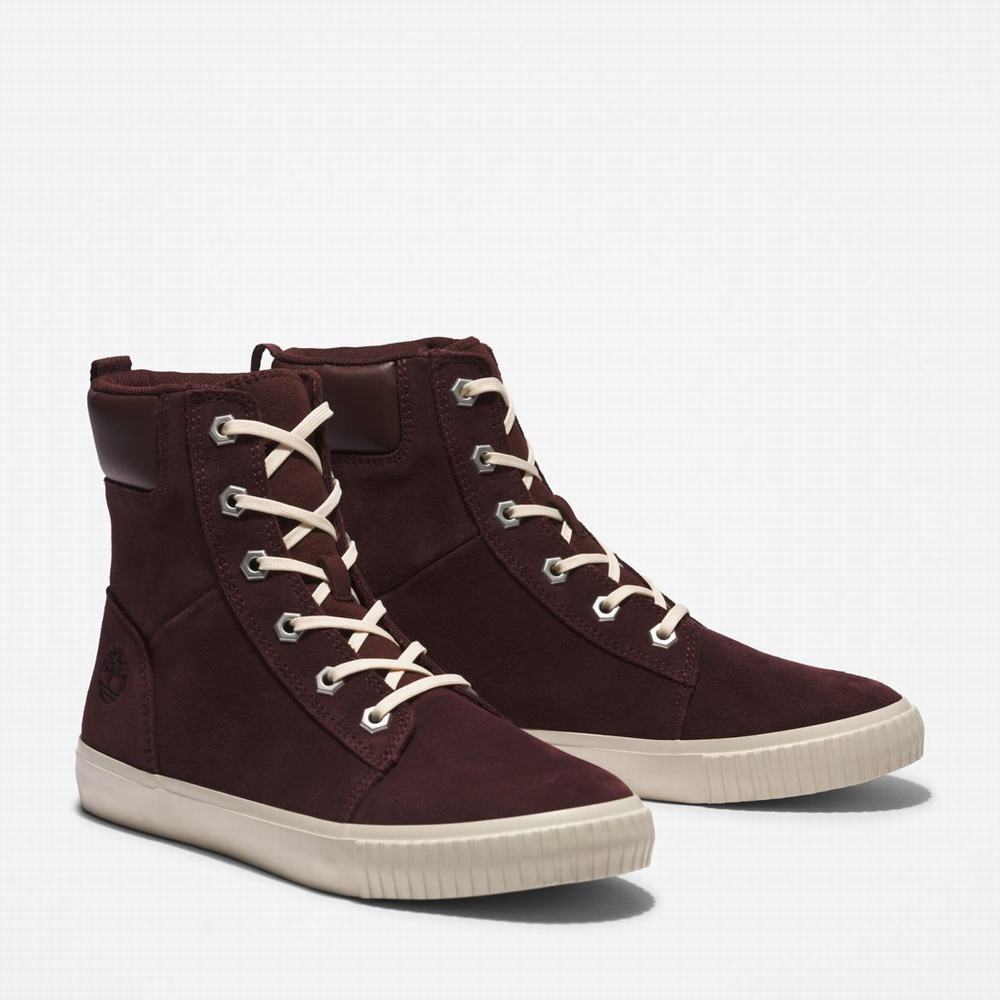 Timberland Skyla Bay 6-Inch Bot Kadın Bordo | TR-0471Q