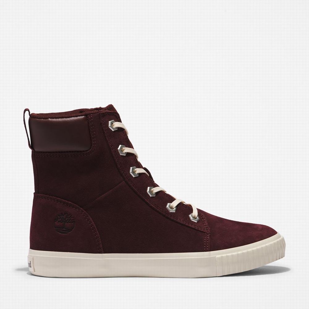 Timberland Skyla Bay 6-Inch Bot Kadın Bordo | TR-0471Q
