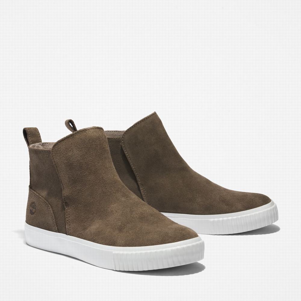 Timberland Skyla Bay Chelsea Chelsea Bot Kadın Zeytin Yeşili | TR-5673L