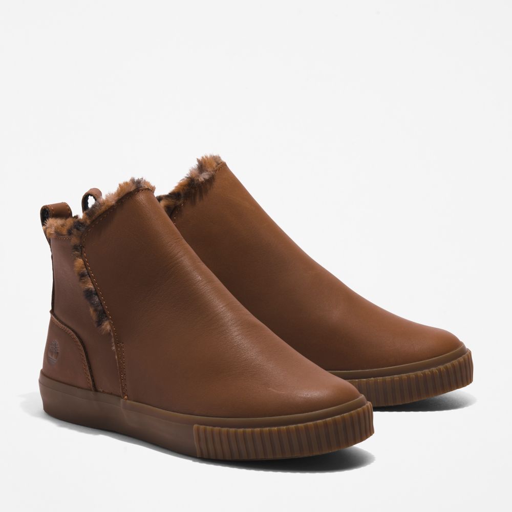 Timberland Skyla Bay Pull-On Kışlık Bot Kadın Kahverengi | TR-7390C