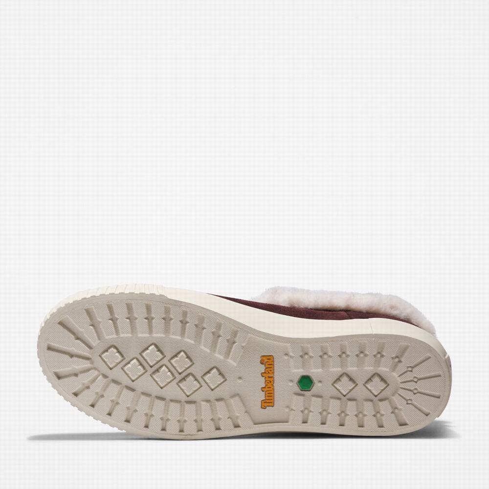 Timberland Skyla Bay Warm-Astar Slip-Ons Kışlık Bot Kadın Bordo | TR-5024D