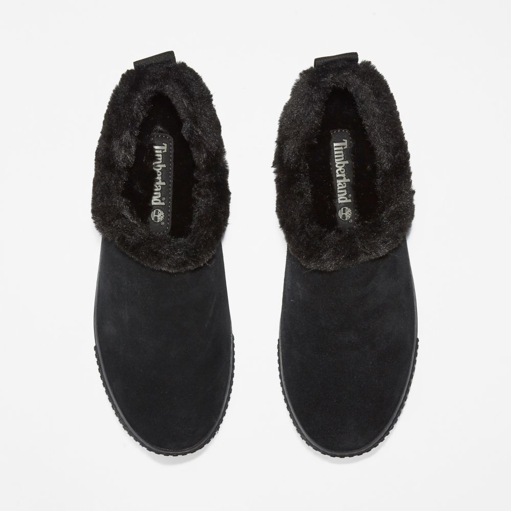 Timberland Skyla Bay Warm-Astar Slip-Ons Kışlık Bot Kadın Siyah | TR-6123S