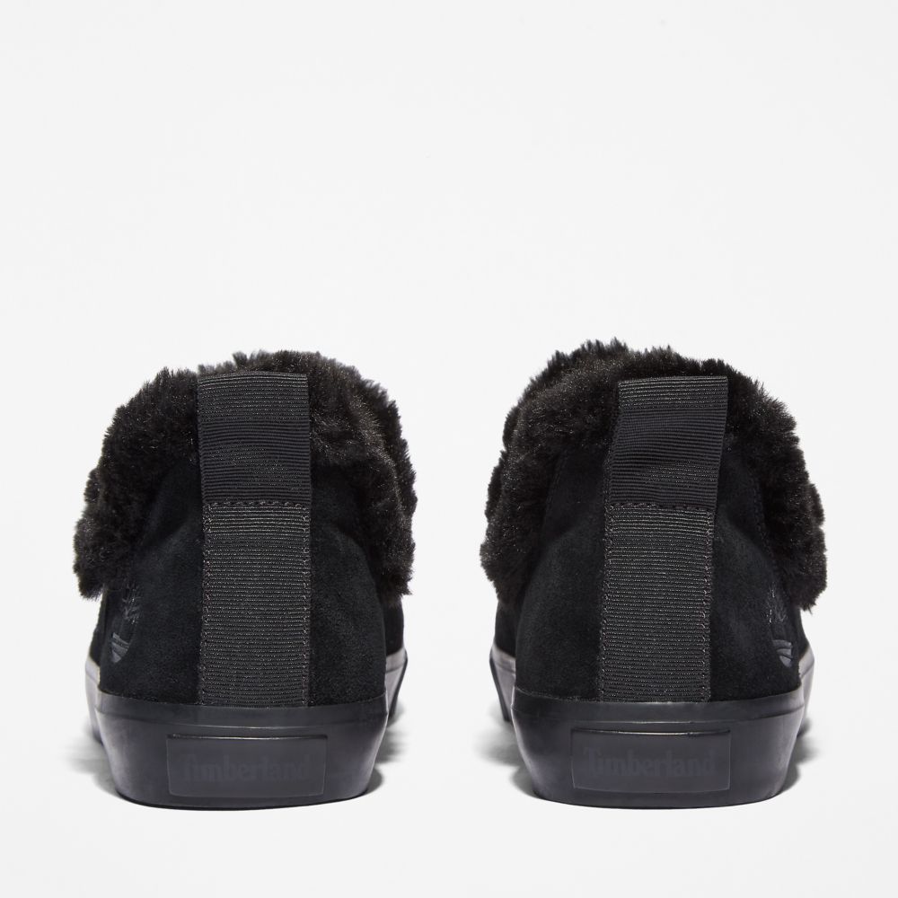 Timberland Skyla Bay Warm-Astar Slip-Ons Kışlık Bot Kadın Siyah | TR-6123S