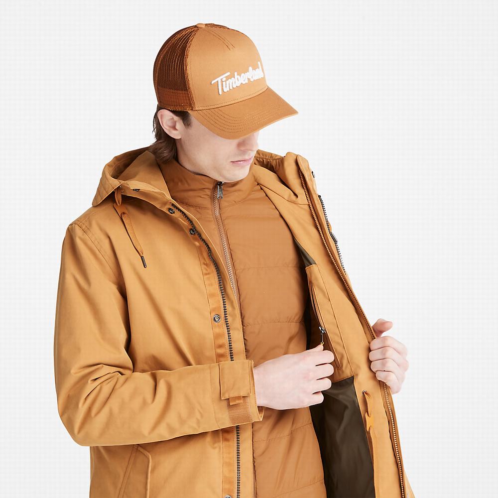 Timberland Snowdon Peak 3-in-1 DryVent™ Parka Ceketler Erkek Açık Kahverengi | TR-6804H